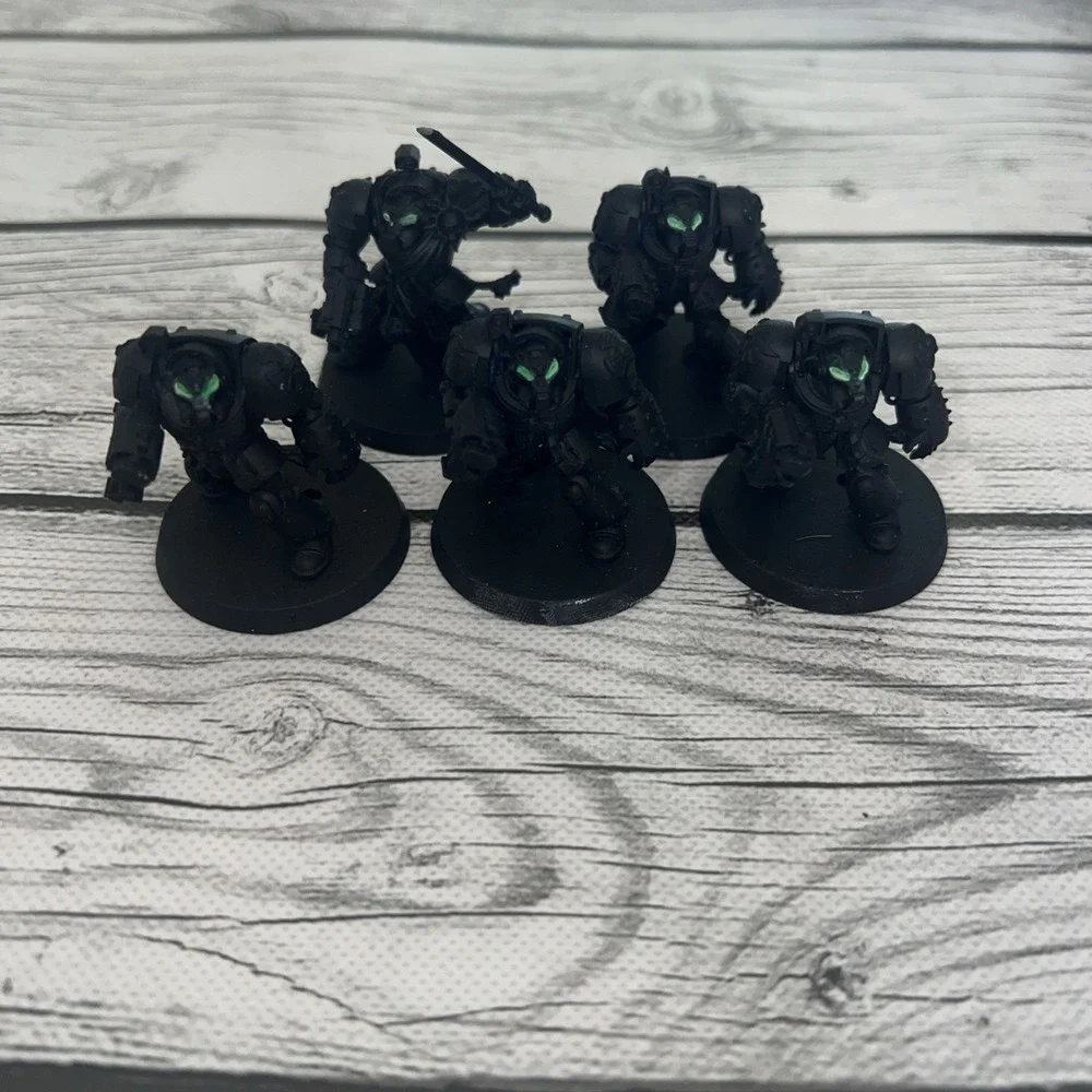 Games Workshop Warhammer 40K 30K Cataphractii Terminator Squad X5 Painted